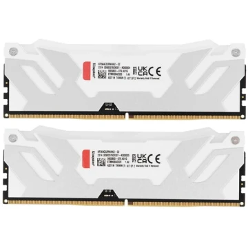 Оперативная память 32 Gb 6400 MHz Kingston FURY Renegade RGB White (KF564C32RWAK2-32)
