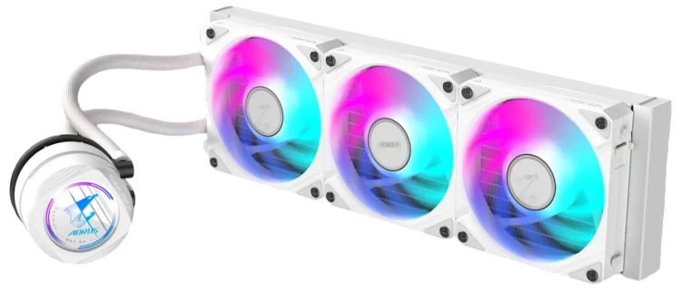 Система жидкостного охлаждения для процессора Gigabyte AORUS WATERFORCE II 360I White