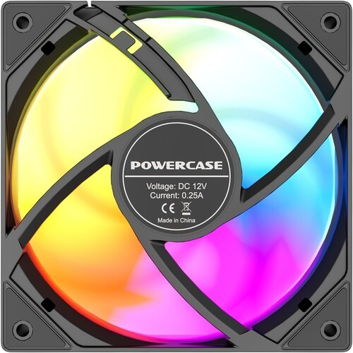 Вентилятор для корпуса Powercase (M53-12 ARGB) Black