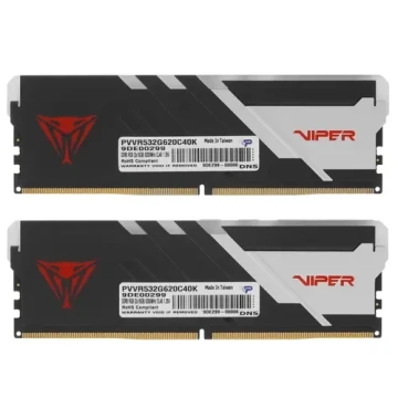 Оперативная память 32 Gb 6200 MHz PATRIOT VIPER VENOM RGB (PVVR532G620C40K)