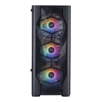 Компьютерный корпус 1STPLAYER DK D4 Black (D4-BK-4F1)