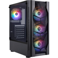 Компьютерный корпус 1STPLAYER DK D4 Black (D4-BK-4F1)