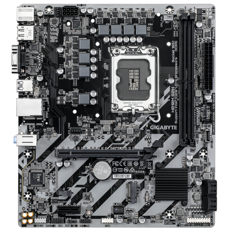 Материнская плата Gigabyte H810M S2H
