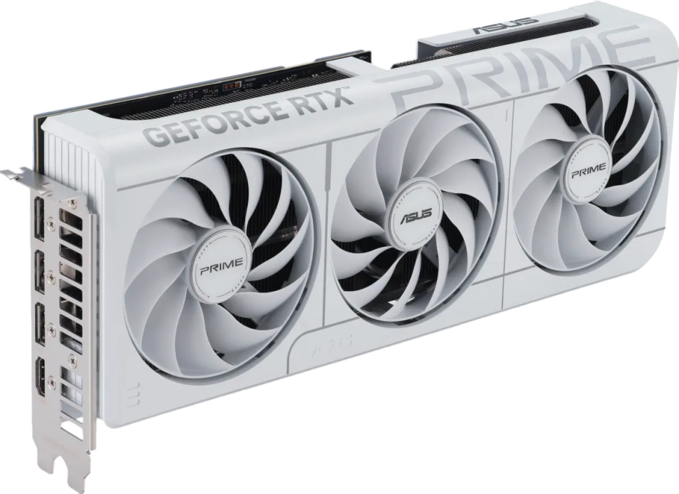 Видеокарта ASUS (PRIME-RTX5070-O12G-WHITE) GeForce RTX 5070 12GB PRIME OC WHITE (90YV0M19-M0NA00)