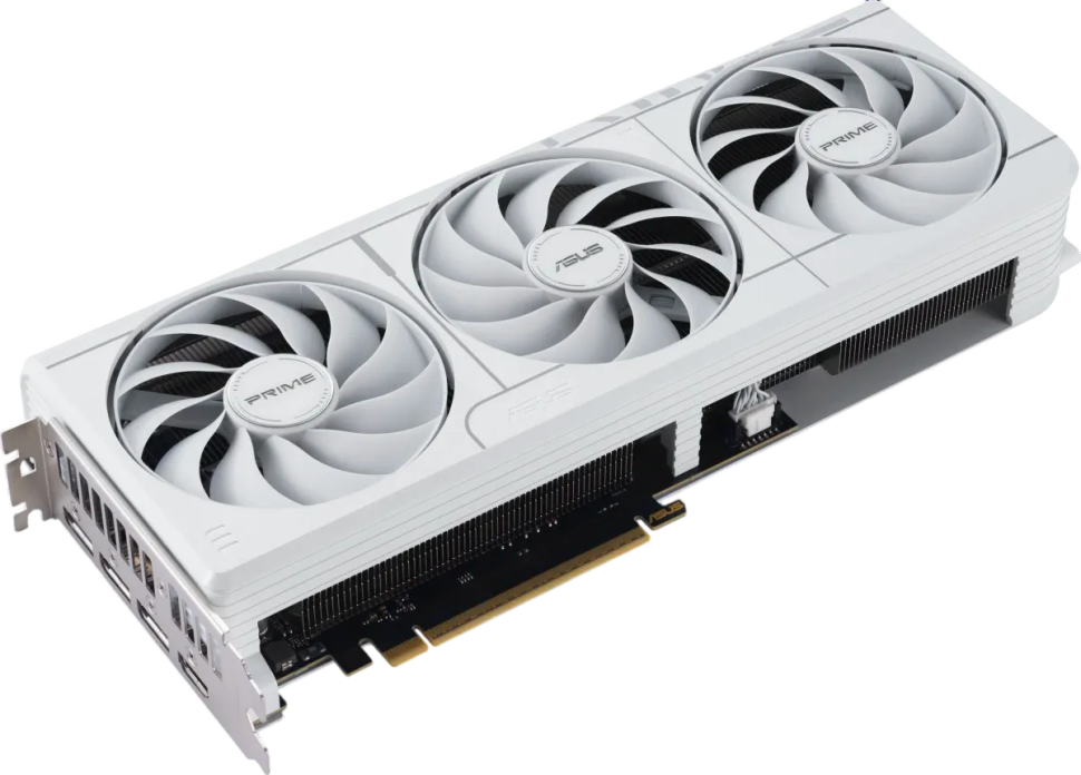 Видеокарта ASUS (PRIME-RTX5070-O12G-WHITE) GeForce RTX 5070 12GB PRIME OC WHITE (90YV0M19-M0NA00)