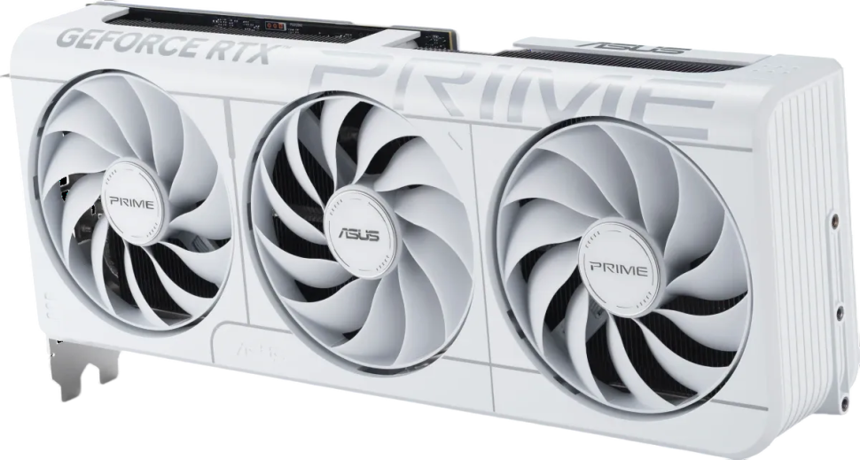 Видеокарта ASUS (PRIME-RTX5070-O12G-WHITE) GeForce RTX 5070 12GB PRIME OC WHITE (90YV0M19-M0NA00)