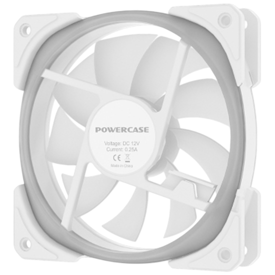 Вентилятор для корпуса Powercase CM21-12W ARGB White