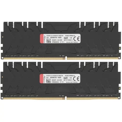Оперативная память 16 Gb 4000 MHz Kingston HYPERX PREDATOR (HX440C19PB4K2/16) 