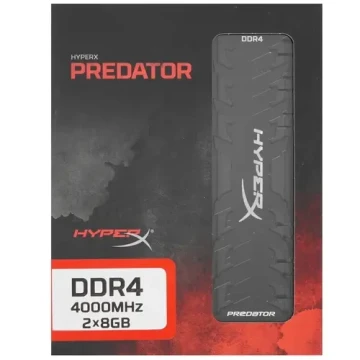 Оперативная память 16 Gb 4000 MHz Kingston HYPERX PREDATOR (HX440C19PB4K2/16)