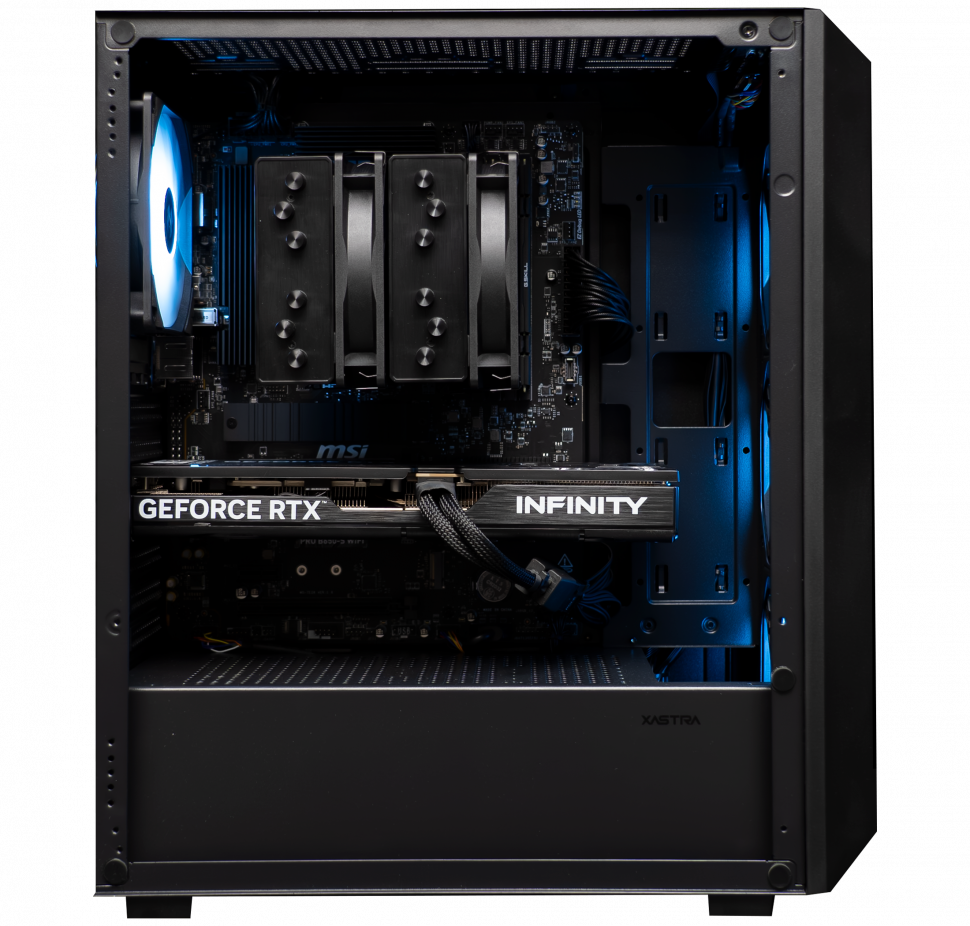 Игровой компьютер AMD Ryzen 7 7700/RTX5070 12Gb/DDR5 32Gb/SSD 1Tb/750W/ATX