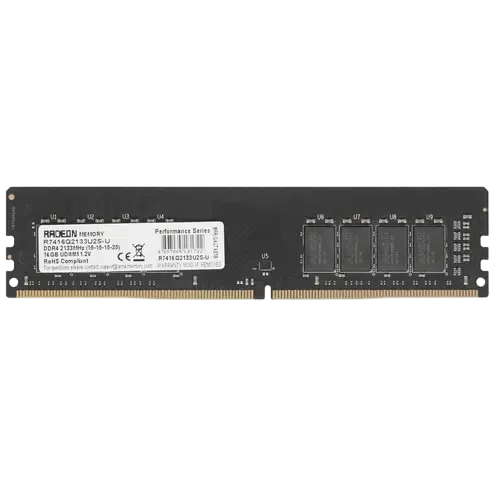 Оперативная память 16 Gb 2133 MHz AMD R7 PERFOMANCE SERIES Black (R7416G2133U2S-U)
