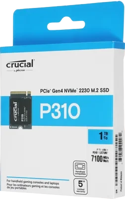 Твердотельный накопитель CRUCIAL 1000 Gb P310 (CT1000P310SSD2)