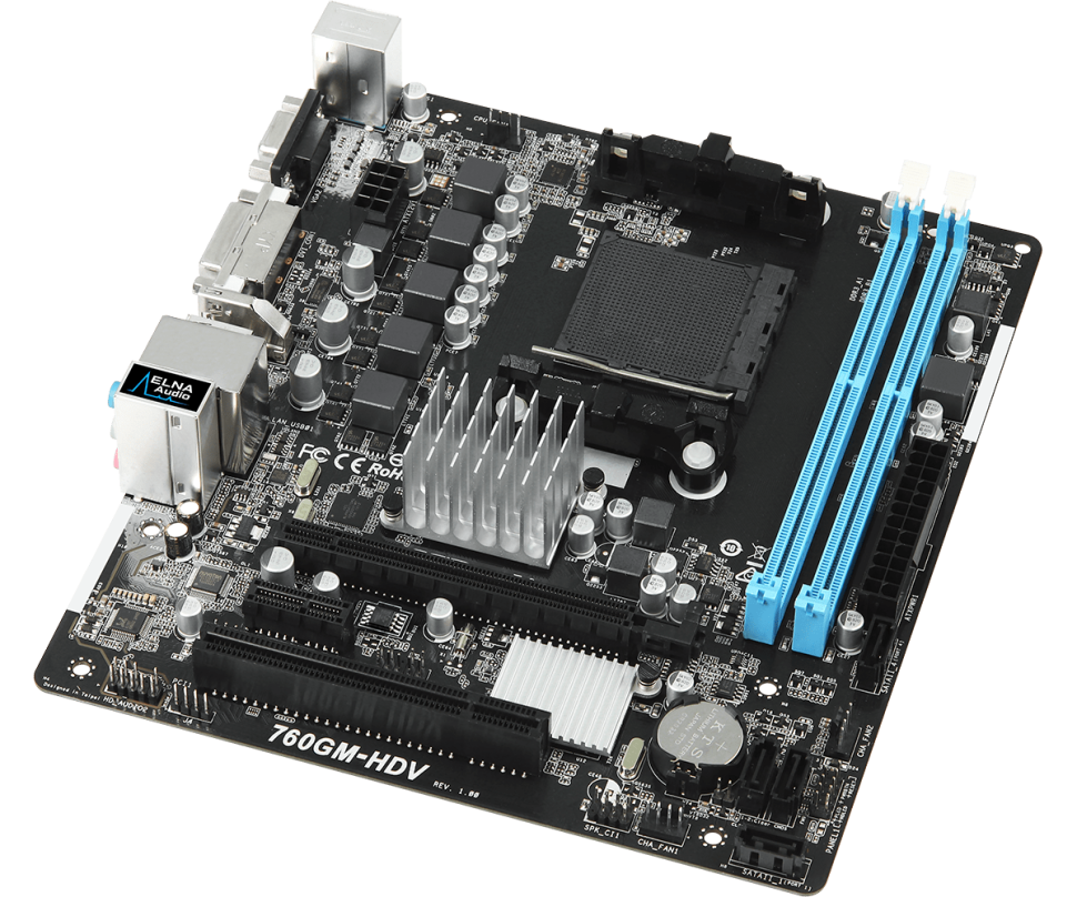Материнская плата ASRock 760GM-HDV