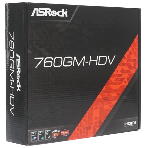 Материнская плата ASRock 760GM-HDV