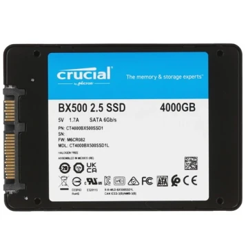 Твердотельный накопитель CRUCIAL 4000 Gb BX500 (CT4000BX500SSD1)