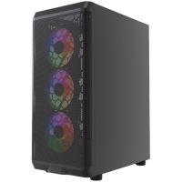 Компьютерный корпус Powercase Mistral EA22 TG FRGB Black (CMAEA22-L4)