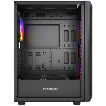 Компьютерный корпус Powercase Mistral EA22 TG FRGB Black (CMAEA22-L4)