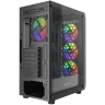 Компьютерный корпус Powercase Mistral EA22 TG FRGB Black (CMAEA22-L4)