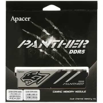 Оперативная память 32 Gb 6000 MHz Apacer Panther OC Black/White (AH5U32G60C6227BAA-2)