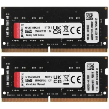 Оперативная память 16 Gb 2666 MHz Kingston FURY IMPACT (KF426S15IBK2/16)