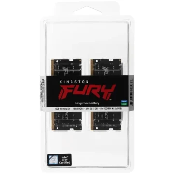 Оперативная память 16 Gb 2666 MHz Kingston FURY IMPACT (KF426S15IBK2/16)