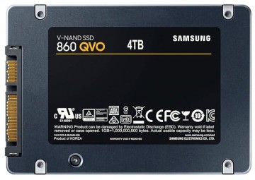 Твердотельный накопитель Samsung 4000 Gb 860 QVO MZ-76Q4T0BW