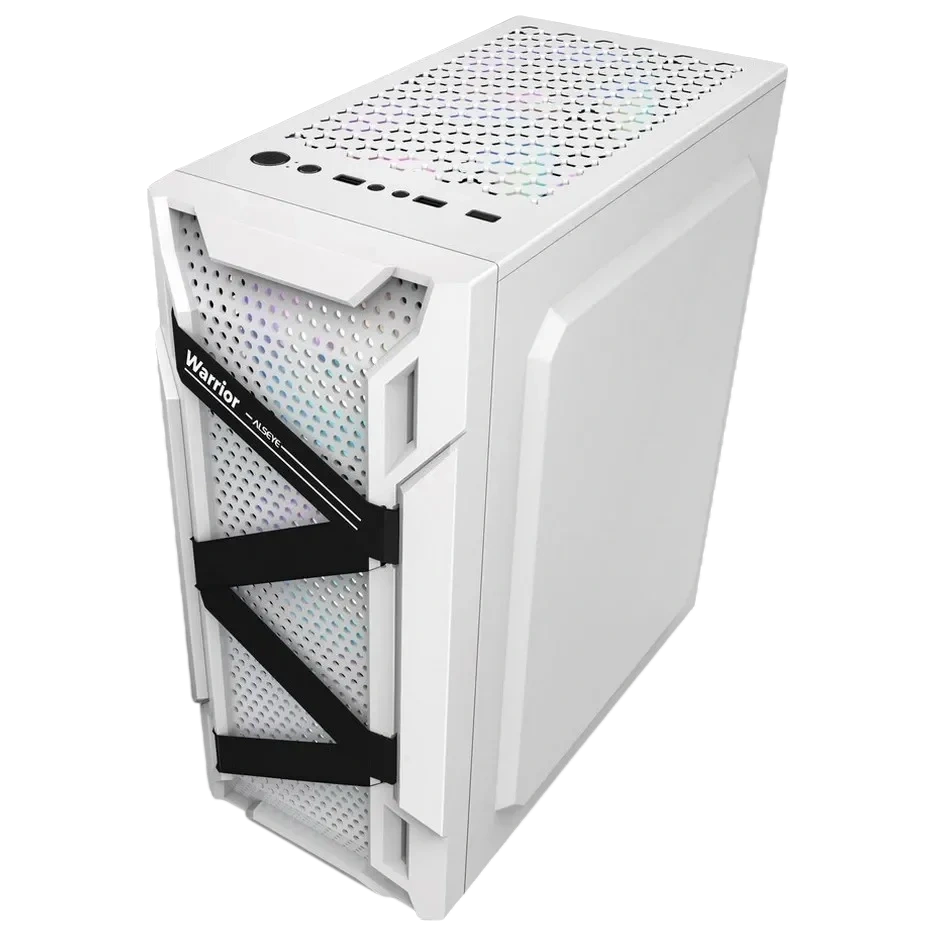Компьютерный корпус ALSEYE TG White (Warrior-W)