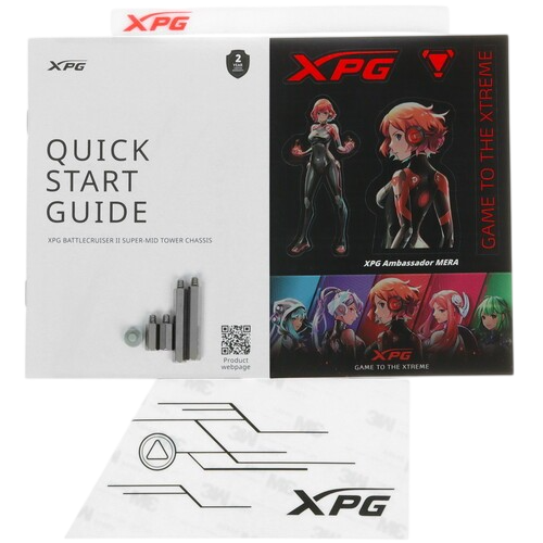 Компьютерный корпус ADATA XPG BATTLECRUISER II ST RGB White (BATTLECRUISERIIST-WHCWW) 