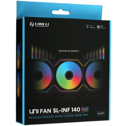 Вентилятор для корпуса Lian Li  UNI FAN SL-INF 140 ARGB Black G99.14SLIN1B.R0 PWM