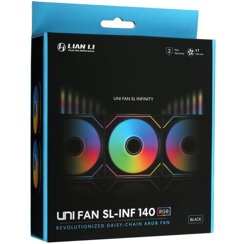 Вентилятор для корпуса Lian Li  UNI FAN SL-INF 140 ARGB Black G99.14SLIN1B.R0 PWM