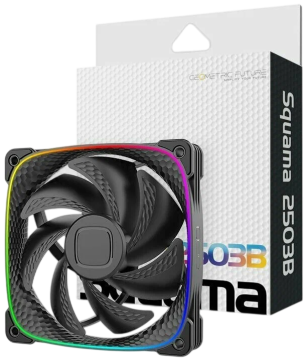 Вентилятор для корпуса Geometric Future Squama 2503B 5V ARGB Black (1F2503B112001) (GF_SQM-2503B-SP)