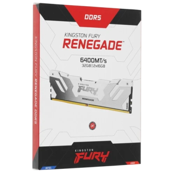 Оперативная память 32 Gb 6400 MHz Kingston FURY Renegade White (KF564C32RWK2-32)