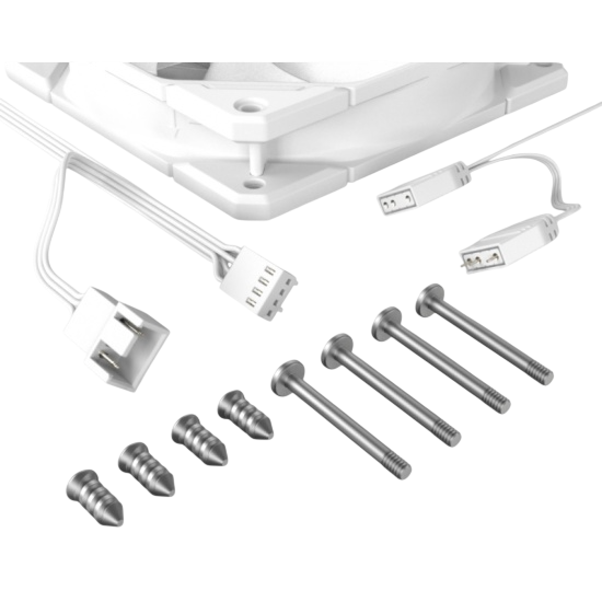 Вентилятор для корпуса ID-COOLING TF-12025-PRO ARGB REVERSE WHITE
