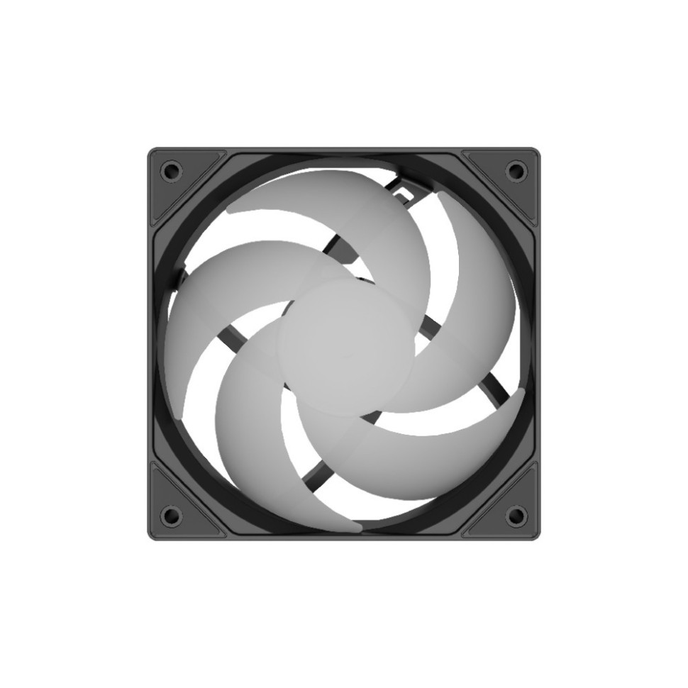 Вентилятор для корпуса Powercase (M53-14 ARGB) Black