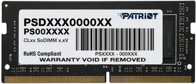 Оперативная память 8 Gb 3200 MHz PATRIOT SL (PSD48G320081S)