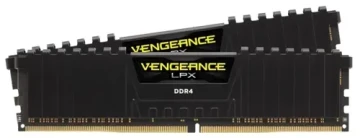 Оперативная память 32 Gb 3600 MHz Corsair VENGEANCE LPX for AMD Ryzen Black (CMK32GX4M2Z3600C18)