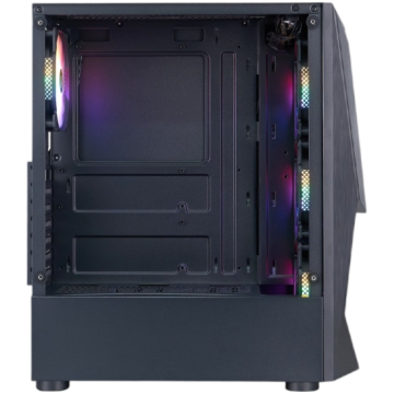 Компьютерный корпус 1STPLAYER DK DK-3 FRGB Black (DK-3-BK-4F1)