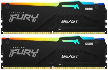 Оперативная память 32 Gb 6000 MHz Kingston FURY Beast RGB (KF560C40BBAK2-32)