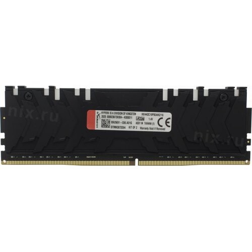 Оперативная память 16 Gb 4266 MHz Kingston HYPERX PREDATOR RGB (HX442C19PB3AK2/16)