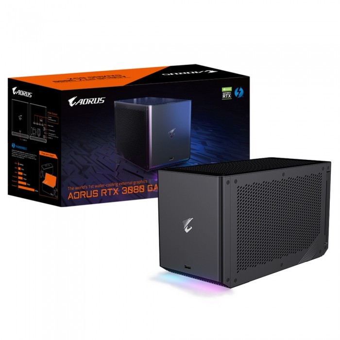 Видеокарта GIGABYTE (GV-N3080IXEB-10GD) GeForce RTX 3080 10Gb AORUS GAMING BOX