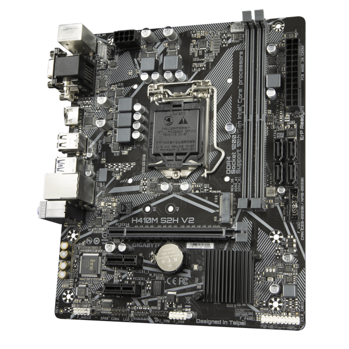 Материнская плата GIGABYTE H410M S2 V2 (rev. 1.0)