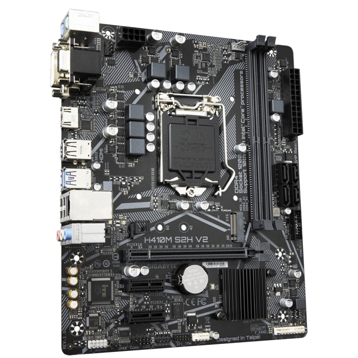 Материнская плата GIGABYTE H410M S2 V2 (rev. 1.0)