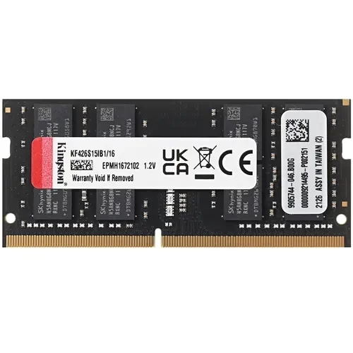 Оперативная память 16 Gb 2666 MHz Kingston FURY IMPACT (KF426S15IB1/16)