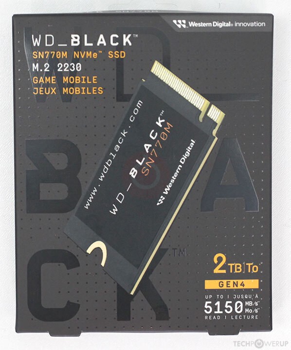 Твердотельный накопитель Western Digital 2000 Gb SN770M (WDBDNH0020BBK-WRSN)