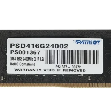 Оперативная память 16 Gb 2400 MHz PATRIOT SL (PSD416G24002)