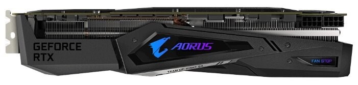 Видеокарта GIGABYTE (GV-N208SAORUS-8GC) GeForce RTX 2080 SUPER 1860MHz PCI-E 3.0 8192MB 15500MHz 256 bit 3xHDMI 3xDisplayPort HDCP AORUS