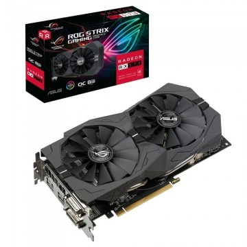 Видеокарта ASUS (ROG-STRIX-RX570-O8G-GAMING) AMD Radeon RX 570 8GB ROG STRIX GAMING OC