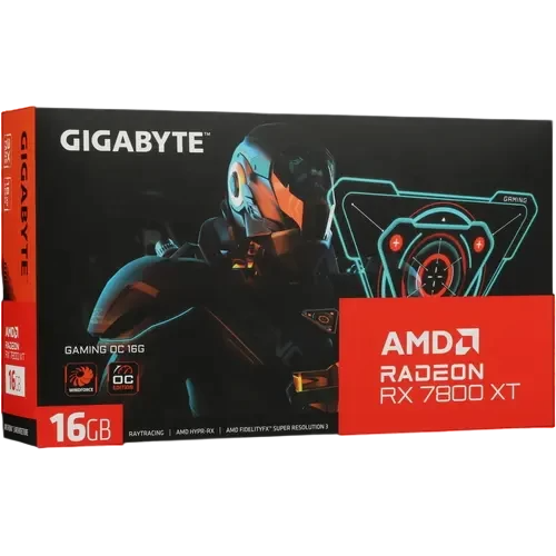 Видеокарта Gigabyte (GV-R78XTGAMING OC-16GD) Radeon RX 7800 XT 16GB GAMING OC