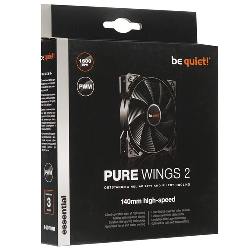 Корпусной вентилятор Be Quiet! PURE WINGS 2 140mm BL083