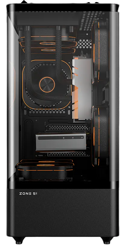 Компьютерный корпус Zone 51 Fury Black (Z51CASFURBK)